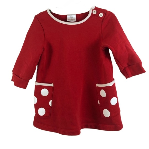 Hanna Andersson Red Dress Holiday Christmas - Picture 1 of 5